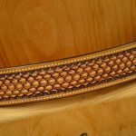 cinturon decorado con hebilla de latón macizo